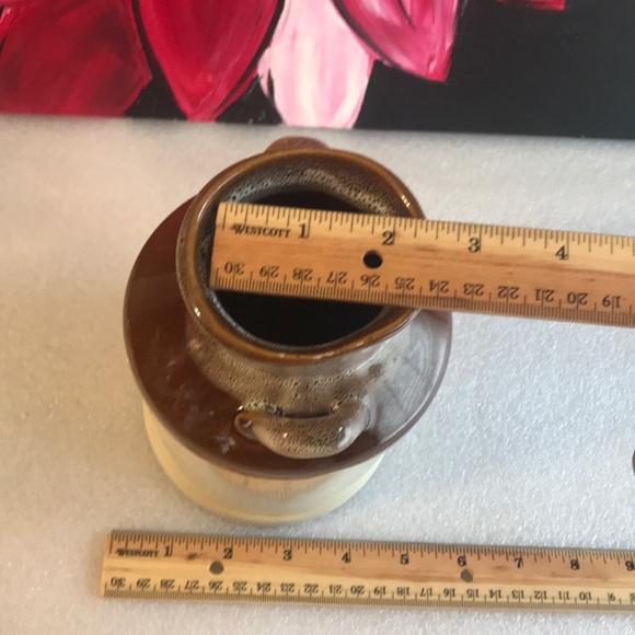 Vintage Farm house Milk  jar . Ceramic - Picture 4 of 16